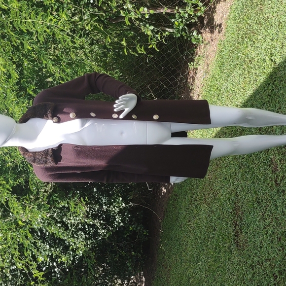 CAROLE LITTLE DRESSES LADIES VINTAGE GOLD BUTTON CARDIGAN LUXURY SWEATER - Picture 7 of 17